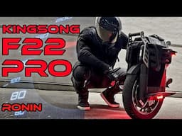F22 PRO REVIEW : The BEST Electric Unicycle from KINGSONG // 176V Suspension EUC