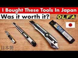 Japanese Utility Knives 🇯🇵 Olfa Japan (Japan Trip Tool Haul)