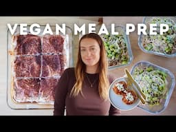 Plant-based meal prep for the week (nourishing & tasty vegan recipes)