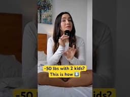 How I Lost 50 lbs After Baby 🏋️‍♀️ #postpartumweightloss #weightlossjourney