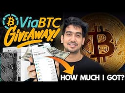 ViaBTC MEGA GIVEAWAY : Free for everyone!! 🔥 Crypto Mining India #bitcoinmining