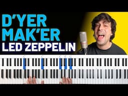 How To Play "D’yer Mak’er" by Led Zeppelin [Piano Tutorial + Chord Chart]