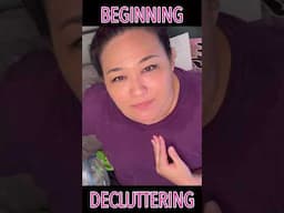 Beginning Decluttering #declutter #decluttering #declutteringmotivation