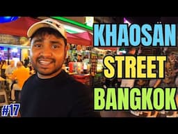 Khaosan Road Street Bangkok 🇹🇭 Thailand! #bangkok #khaosanstreet #nightlife