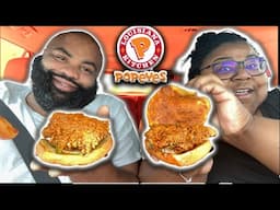 TRYING POPEYES NEW PICKLE MENU