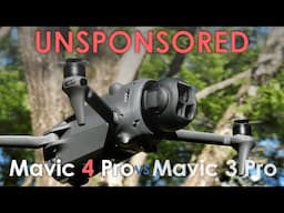 DJI Mavic 4 pro vs Mavic 3 Pro UNSPONSORED Review and Comparison