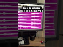 Speed up editing your regions by using the zoom in/out shortcut.