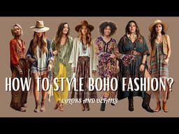 How to Style Boho Fashion Colors and Details. Boho Fashion Style Guide: Embracing Colors and Details