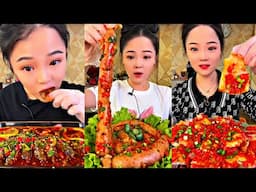 *1 HOUR*ASMR CHINESE FOOD MUKBANG EATING SHOW | 먹방 ASMR 중국먹방 | XIAO YU MUKBANG #125