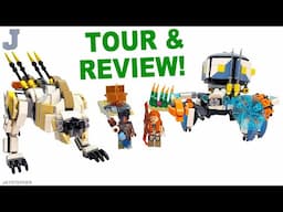 LEGO Horizon Adventures 2025 Aloy & Var vs. Shell-Walker & Sawtooth 77037 Unboxing, Tour, & Review