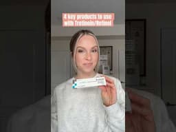 4 KEY SKINCARE PRODUCTS TO USE WITH TRETINOIN/RETINOL #shorts #retinol #skincare