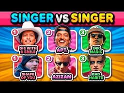 SINGER vs SINGER, Most Famous Singers, Bands & Groups! (3 Songs vs 3 Songs) | Music Quiz