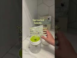 Feeding your parrot soaked/sprouted seeds is a way to boost their nutrition! Watch our full video!🌱