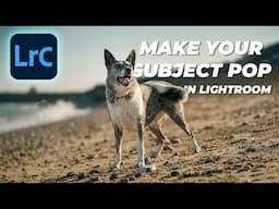 Lightroom Makes It SUPER EASY To Make Your Subject Pop | Tutorial Tuesday
