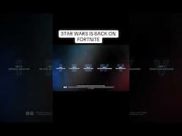 The force of Fortnite is back #fortnite #starwars