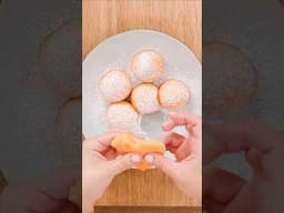 2-Ingredient Mochi Balls?? I tried them... #shorts #food #dessert #tiktok #react #chef