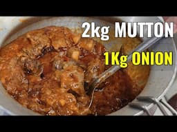 Champaaran Meat 2 किलो मटन 1 किलो प्याज और कुछ सीक्रेट मसालों से बनता है जबरदस्त यह जबरदस्त मटनहांडी