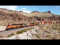 HOT BNSF Action in Kingman Canyon
