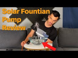 1.5W Solar Powered Fountain Pump Review and Unboxing Biling BSV-SP115