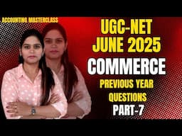 UGC NET Commerce Previous Year Question Paper | Commerce PYQ | Paper 2 | UGC NET Commerce PYQ 2025