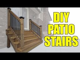 How to Build Patio Stairs