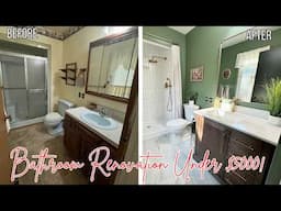 DIY BATHROOM RENOVATION UNDER $5000 | INCLUDING TOOL! | TILING THE SHOWER| Before & Afters!
