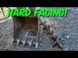 HARD FACING BUCKETS AND AUGERS