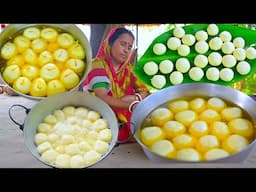 বাড়িতে খুব সহজেই বানান দোকানের মতো কেশর ভোগ রসগোল্লা | Keshar Bhog Rasgulla recipe at home