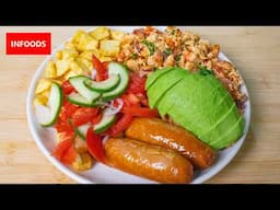 Sweet Potatoes and Minced Meat Recipe | How to Cook Minced Meat | Healthy Bowl Recipe | Infoods