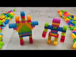 Satisfying DIY Robot/ASMR building blocks/block game lego blocks #asmr#asmrsounds#buildingblocks