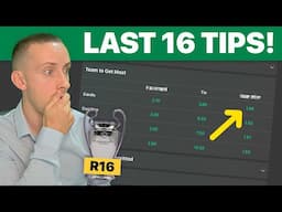 RECAP: Tuesday's Champions League Predictions & Betting Tips (LAST 16!!)