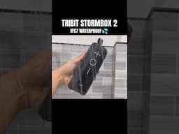 🌊🎶 The Tribit StormBox 2 is IPX7-rated, so you can take it to the beach, pool, or even the shower!