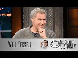 Will Ferrell Takes The Colbert Questionert