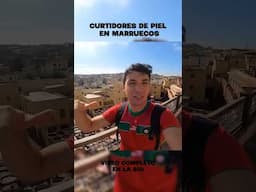 Curtidores de piel en Marruecos 🇲🇦 . Vídeo completo en la bio😍 . #marruecos#viajes #marruecos🇲🇦