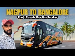 Nagpur To Bangalore in Pooja Travels Brand New Bharat Benz Bus