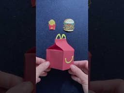 Happy Meal Gift Box DIY #happymeal #giftbox #artandcraft #papercrafts