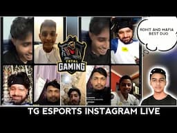TG ESPORTS INSTA LIVE FT. ROHIT DELETE MAFIABALA MAFIA INSANE FOZYAJAY l BOOYAH AWARD l TOTAL GAMING