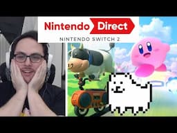 AntDude Reacts Loudly to 2 New Kirby Games and other Nintendo Switch 2 Direct Announcements