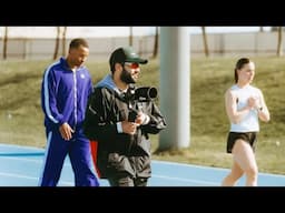 Filming with an Olympic Gold Medalist (BTS)