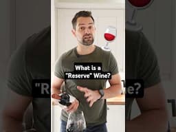 What actually is a "Reserve" Wine? #wine #drinks