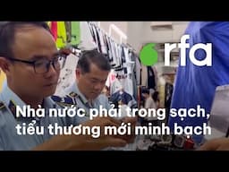 Muốn tiểu thương khai thuế minh bạch, chính quyền phải làm sạch mình trước