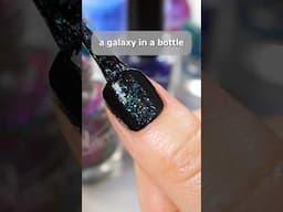 😳 INSTANT galaxy manicure nail polish?! 🛸 #holonails #nails