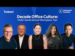 Expert Q&A on Multi-Generational Workplace Etiquette: Office Culture Tips | Indeed 🔴