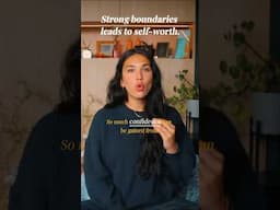 Boundaries give confidence #selfworth #selflove #selfhealing #psychology #shorts #viral