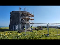 Investigative works at Skerries Red Island Martello Tower