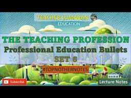 Professional Education Bullets SET 6