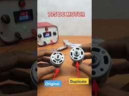 Original 775 DC Motor VS Duplicate 775 DC Motor #shorts #ytshorts #775 #dcmotor