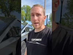 I left my Tesla Cybertruck running so my iced coffee wouldn’t melt