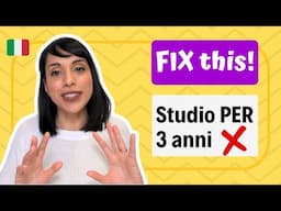 ❌ From Beginner to EXPERT: WIDESPREAD Italian Mistake Holding You Back (FIXED!)