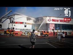 NZ Herald Live: Foodstuffs' Chris Quin updates media on New World fire